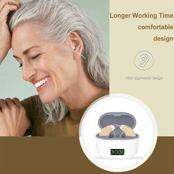 Z160CX Amazon BTE Digital Hearing Aids Rechargeable Dealer - Billede 3