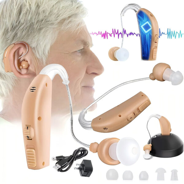 Z07 Amazon BTE Rechargeable Hearing Aids Factory Supply - Billede 4