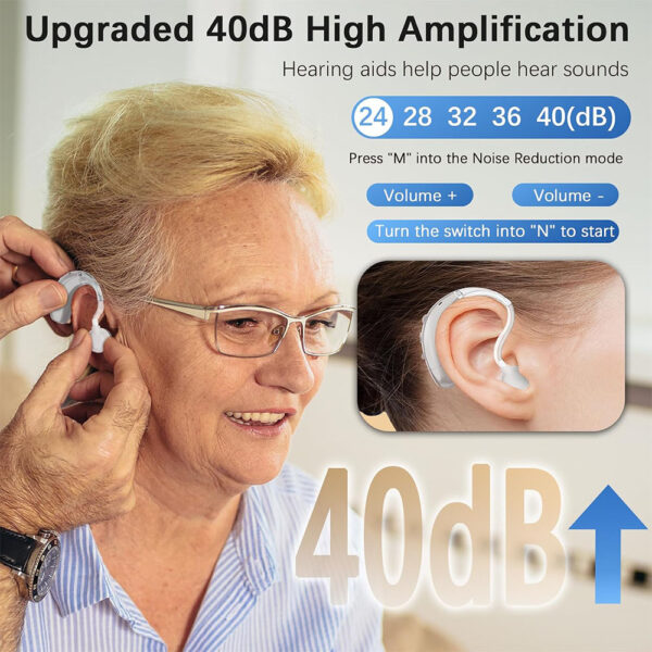Z162 BTE Digital Hearing Aid Rechargeable Factory Supply - Billede 8