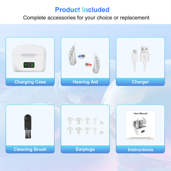 Z126RIC Best RIC Hearing Aids Noise Reduction Supplier - Billede 8
