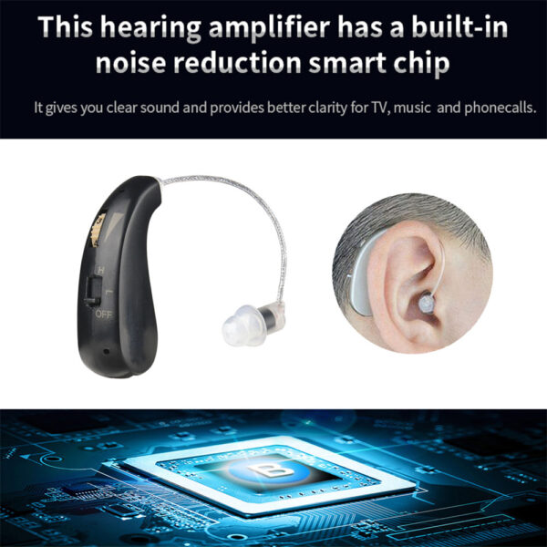BX06 Best Affordable Rechargeable hearing aids BTE OEM - Billede 9