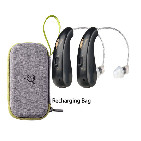 BX06 Best Affordable Rechargeable hearing aids BTE OEM - Billede 2