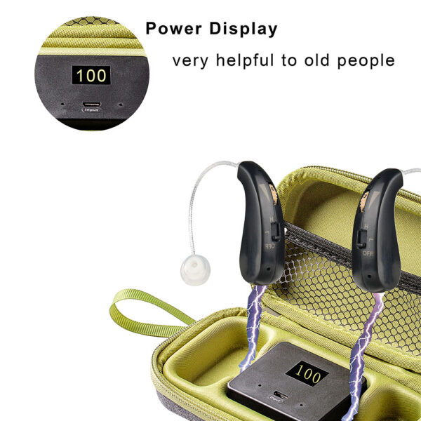 BX06 Best Affordable Rechargeable hearing aids BTE OEM - Billede 7