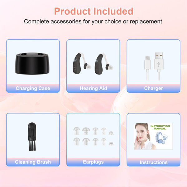 Z-109TD Best Rechargeable BTE Hearing Aids Vendor Order - Billede 7