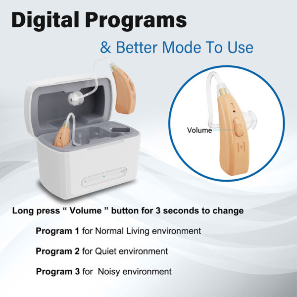 Z129 Rechargeable BTE Digital Hearing Aids Manufacturing - Billede 6