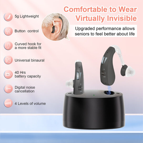 Z-109TD Best Rechargeable BTE Hearing Aids Vendor Order - Billede 3