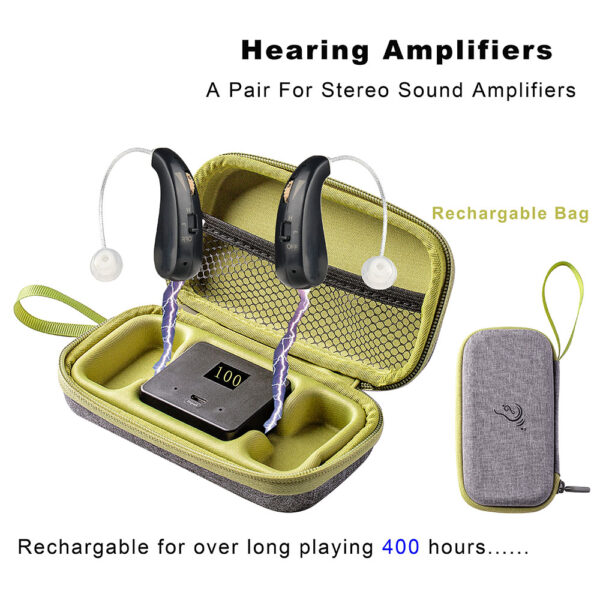BX06 Best Affordable Rechargeable hearing aids BTE OEM - Billede 5