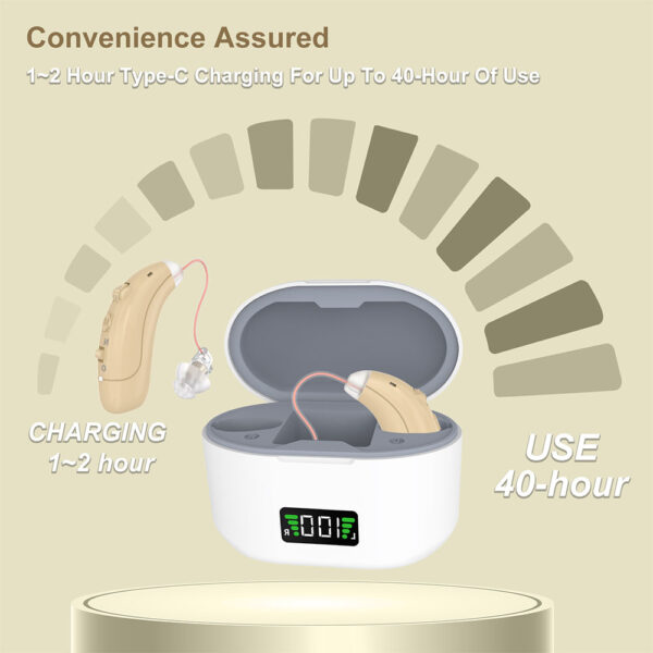 Z160CX Amazon BTE Digital Hearing Aids Rechargeable Dealer - Billede 4