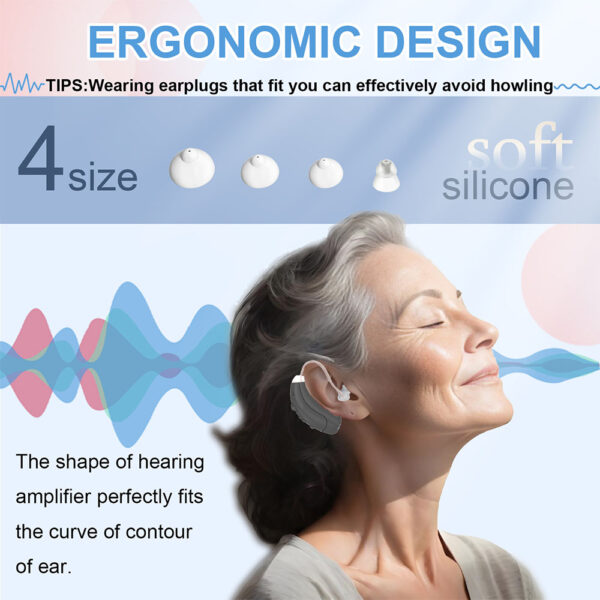 Z162TX Digital Hearing Aids Rechargeable Private Label - Billede 5