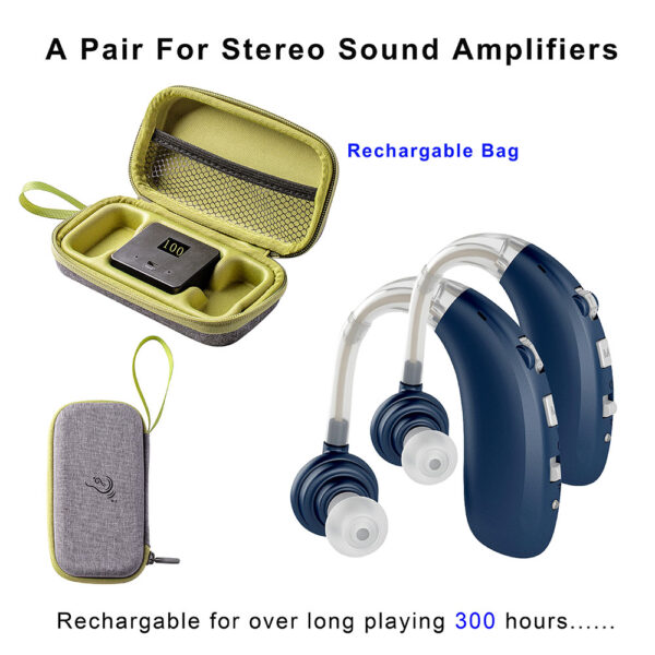 BX360BT BTE Bluetooth Hearing Aids Over The Counter OEM - Billede 7