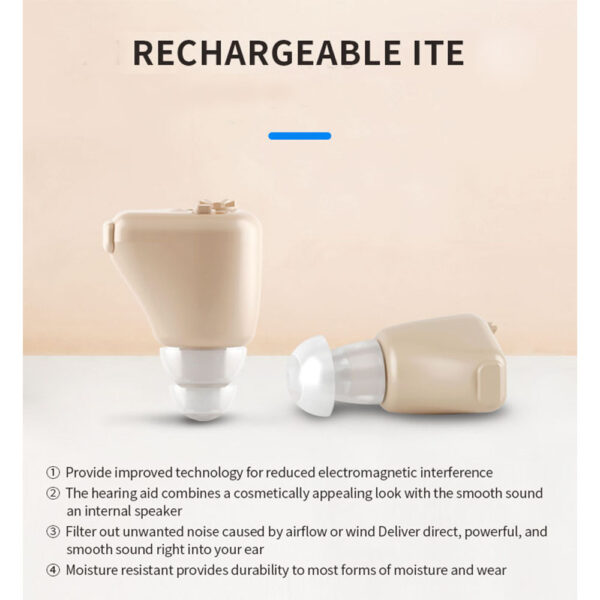 Z01B Order Amazon ITE Hearing Aids Rechargeable - Billede 4