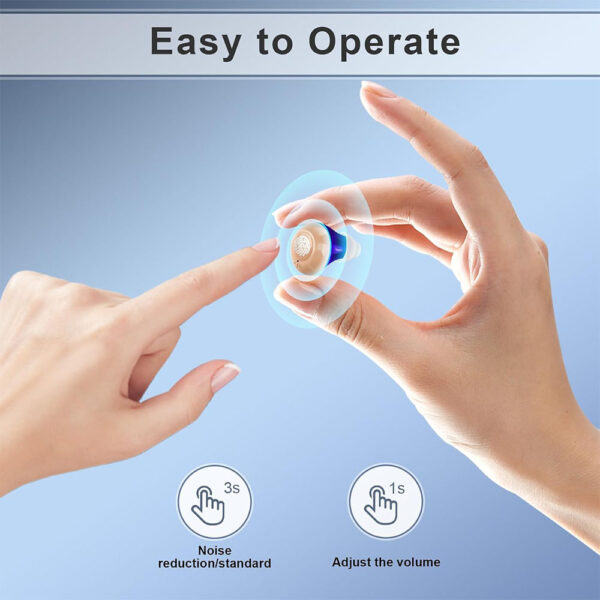 Z391B Noise Reduction Invisible ITE Hearing Aids Sourcing - Billede 3