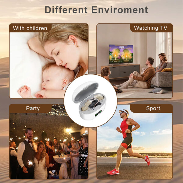 Z109CX Mini BTE Hearing Aids digital binaural Distributor - Billede 7