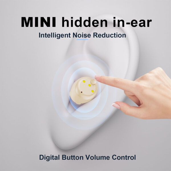 Z117 new in-ear rechargeable digital Hearing Aids Vendor - Billede 6