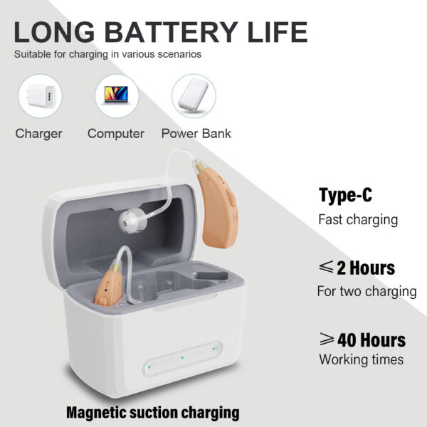 Z129 Rechargeable BTE Digital Hearing Aids Manufacturing - Billede 4