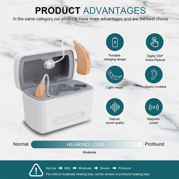 Z129 Rechargeable BTE Digital Hearing Aids Manufacturing - Billede 3