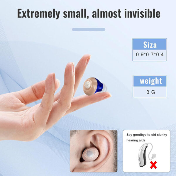 Z391B Noise Reduction Invisible ITE Hearing Aids Sourcing - Billede 4