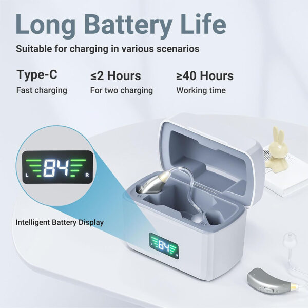 Z126 Best Digital Hearing Aids Noise Reduction Wholesale - Billede 3