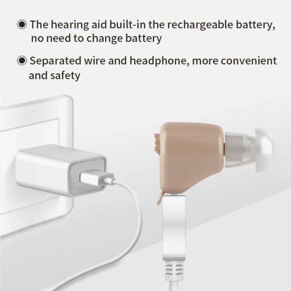 Z01B Order Amazon ITE Hearing Aids Rechargeable - Billede 5