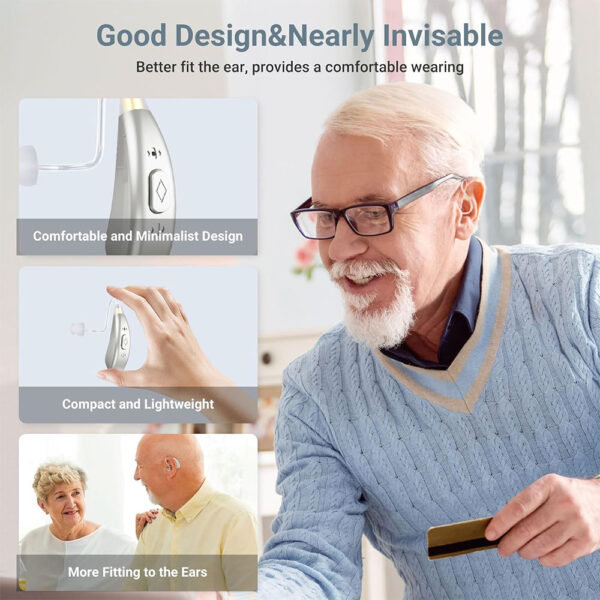 Z126 Best Digital Hearing Aids Noise Reduction Wholesale - Billede 4
