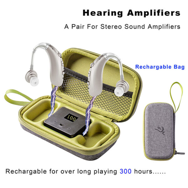BX360BT BTE Bluetooth Hearing Aids Over The Counter OEM - Billede 6