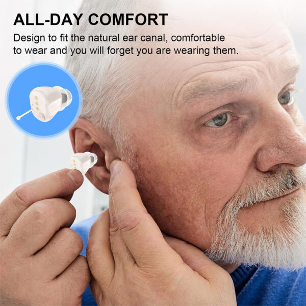 Z122D Sourcing Invisible ITE Hearing Aids Noise Reduction - Billede 7