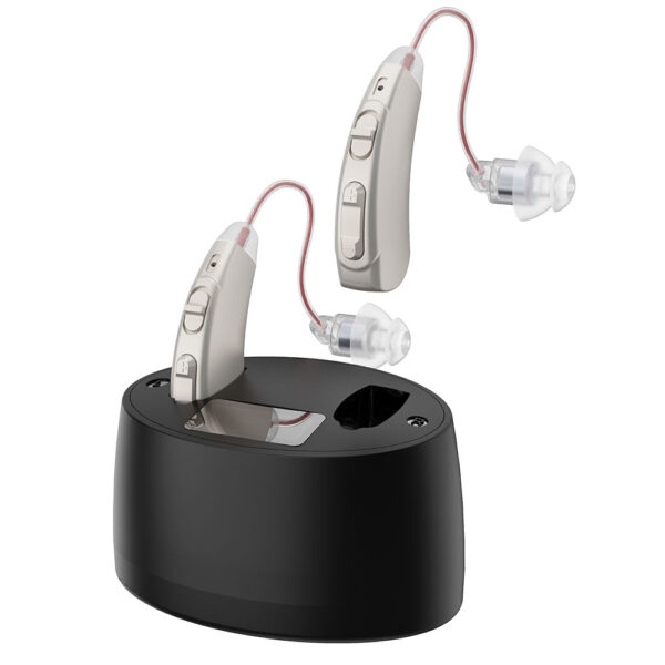 Z128 Digital Hearing Aids BTE Noise Reduction Brand Custom - Billede 2
